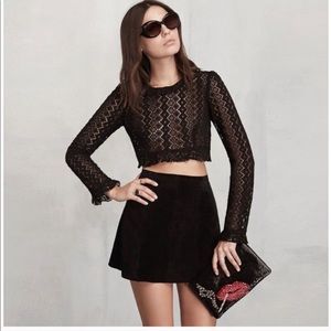 Reformation Foxley Crop Top